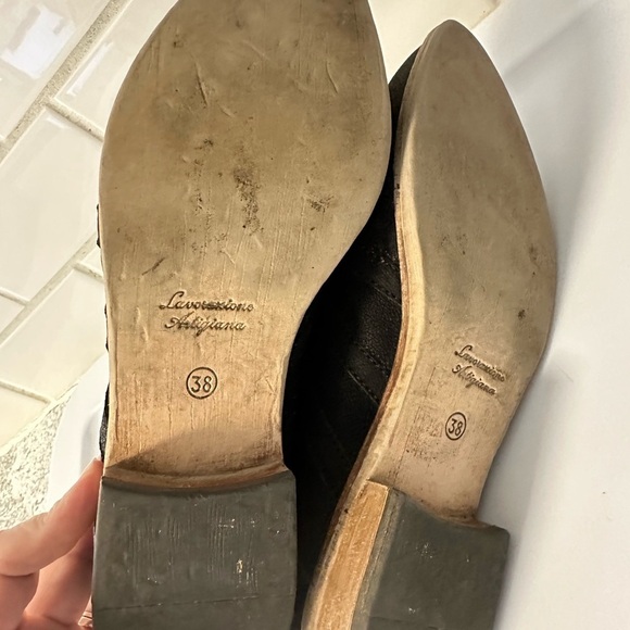 FREE PEOPLE EMMA black woman bohemian western pointed toe zip closure bootie 8.5 - Picture 10 of 11